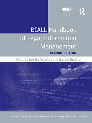 cover image of BIALL Handbook of Legal Information Management